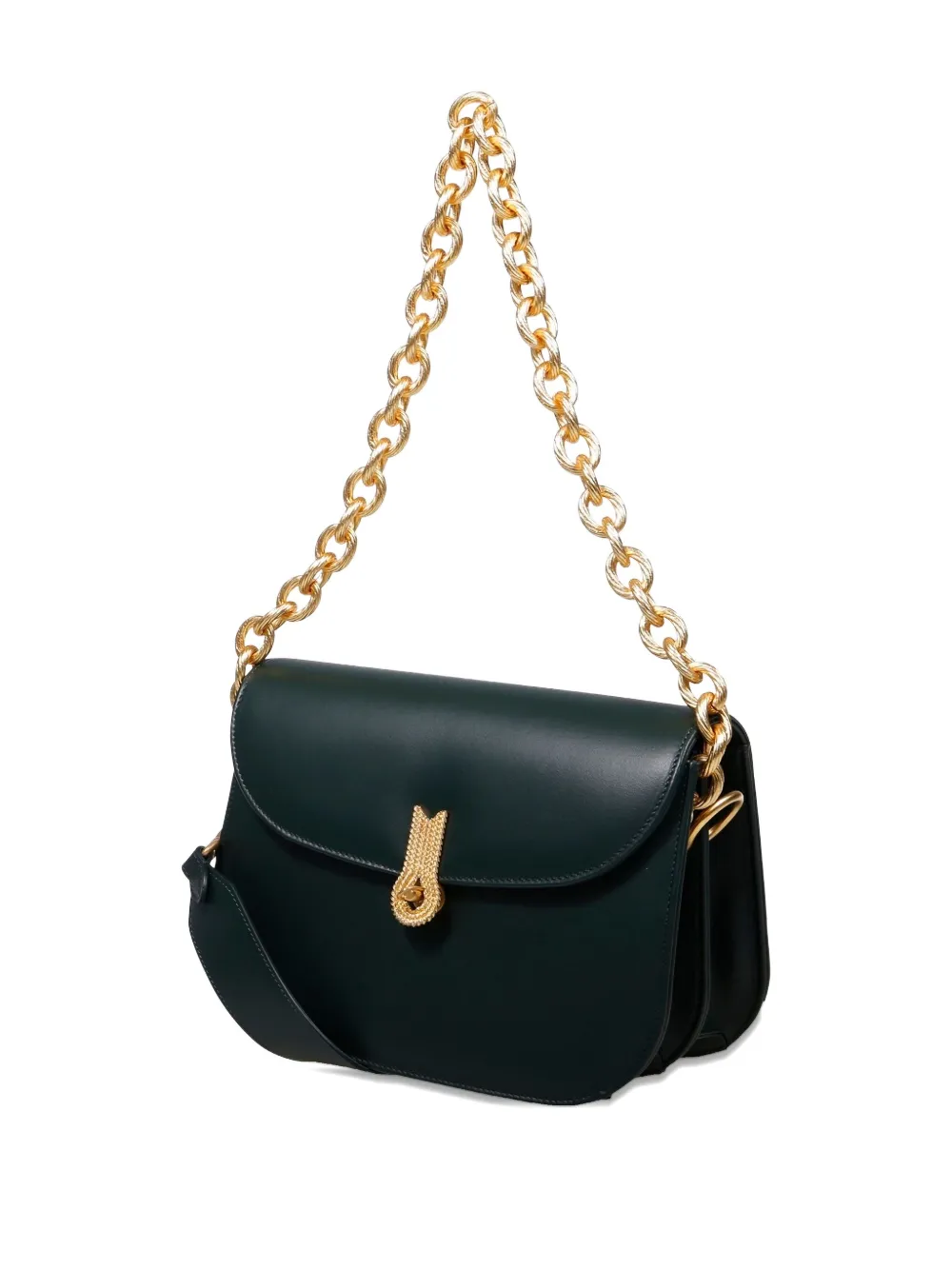 Amato Daniele Chain-strap Shoulder Bag In Green