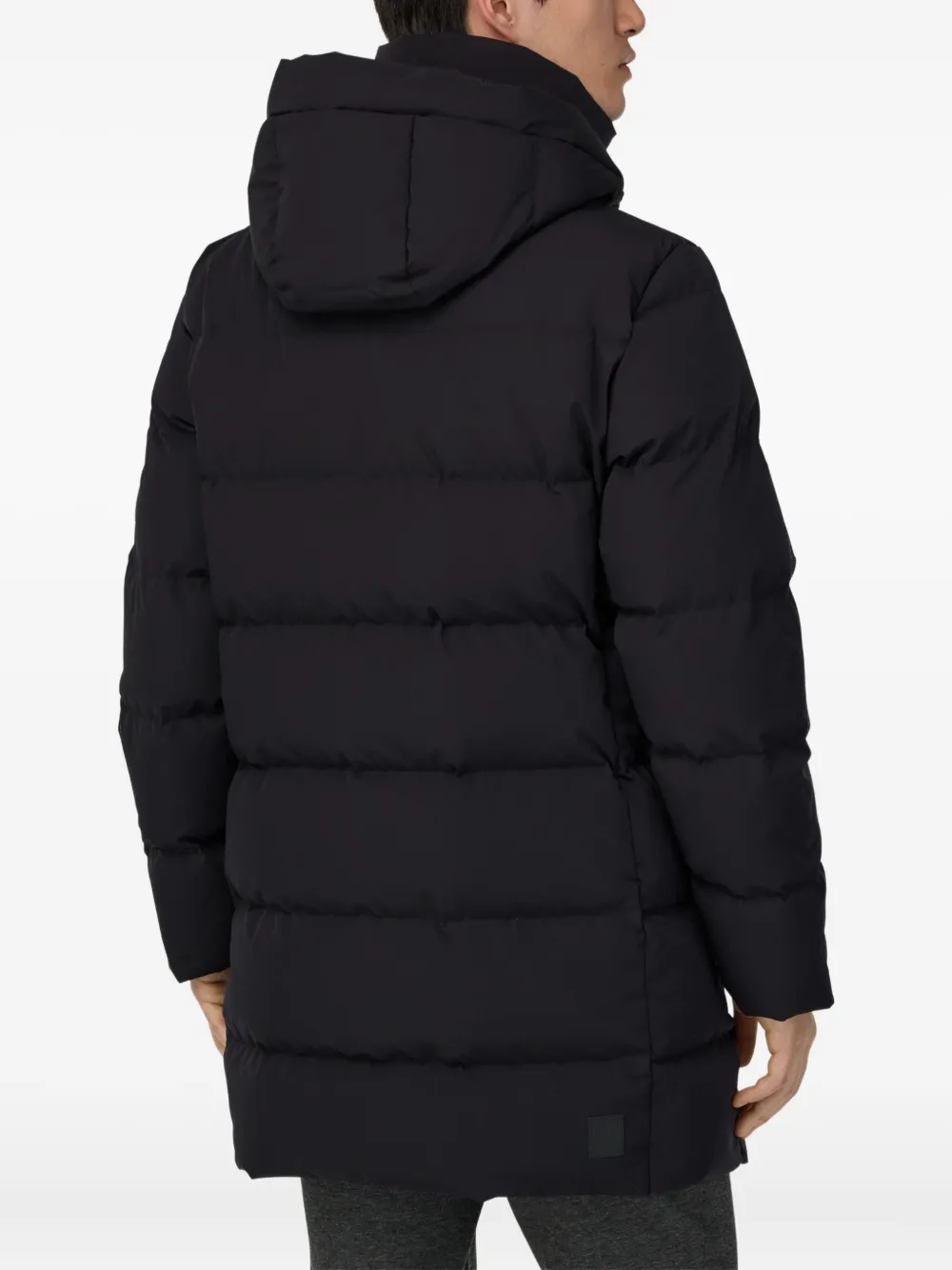 Boggi Milano Gewatteerde jas Zwart