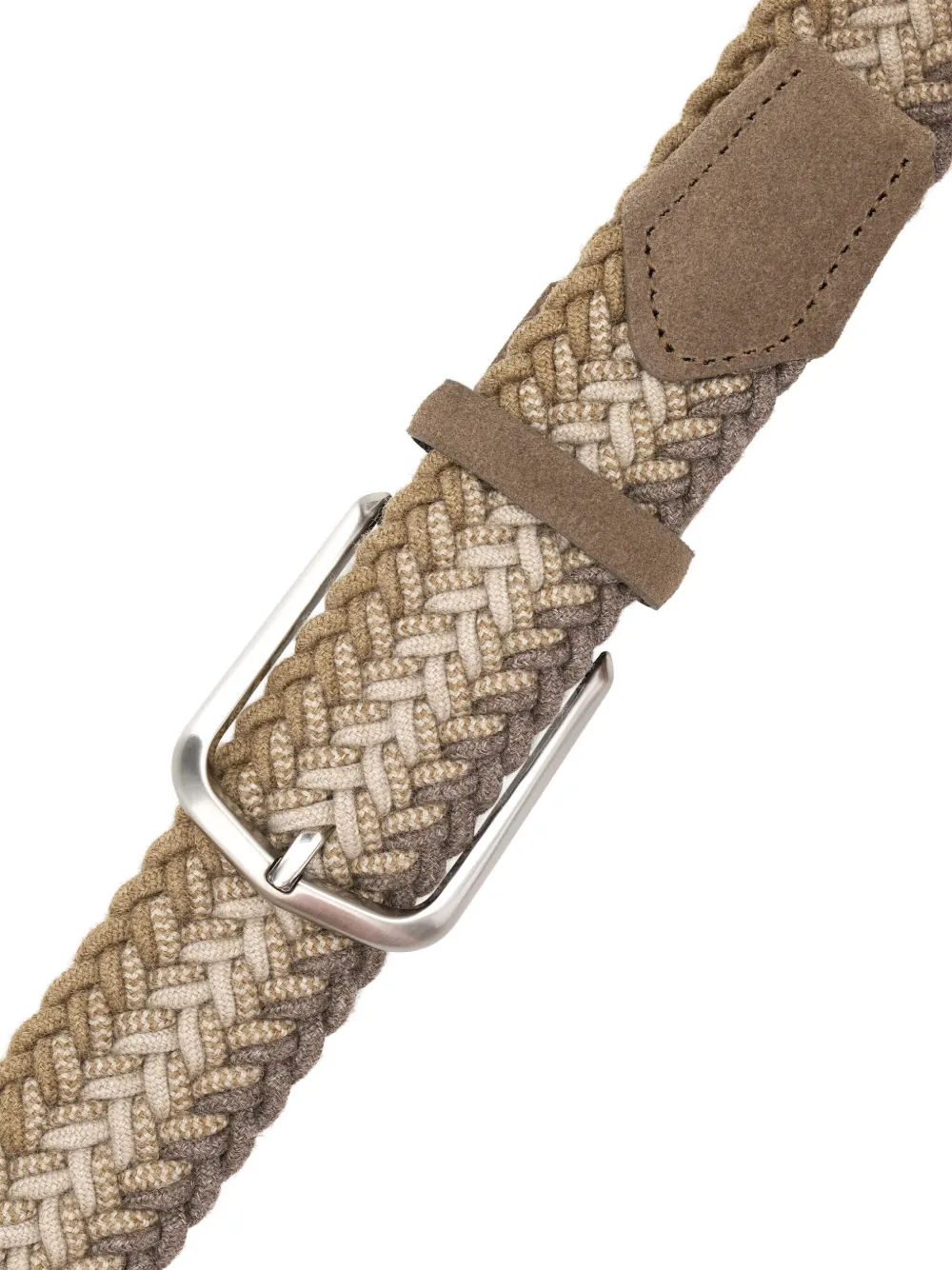  Boggi Milano Woven Elasticated Belt - Neutrals 