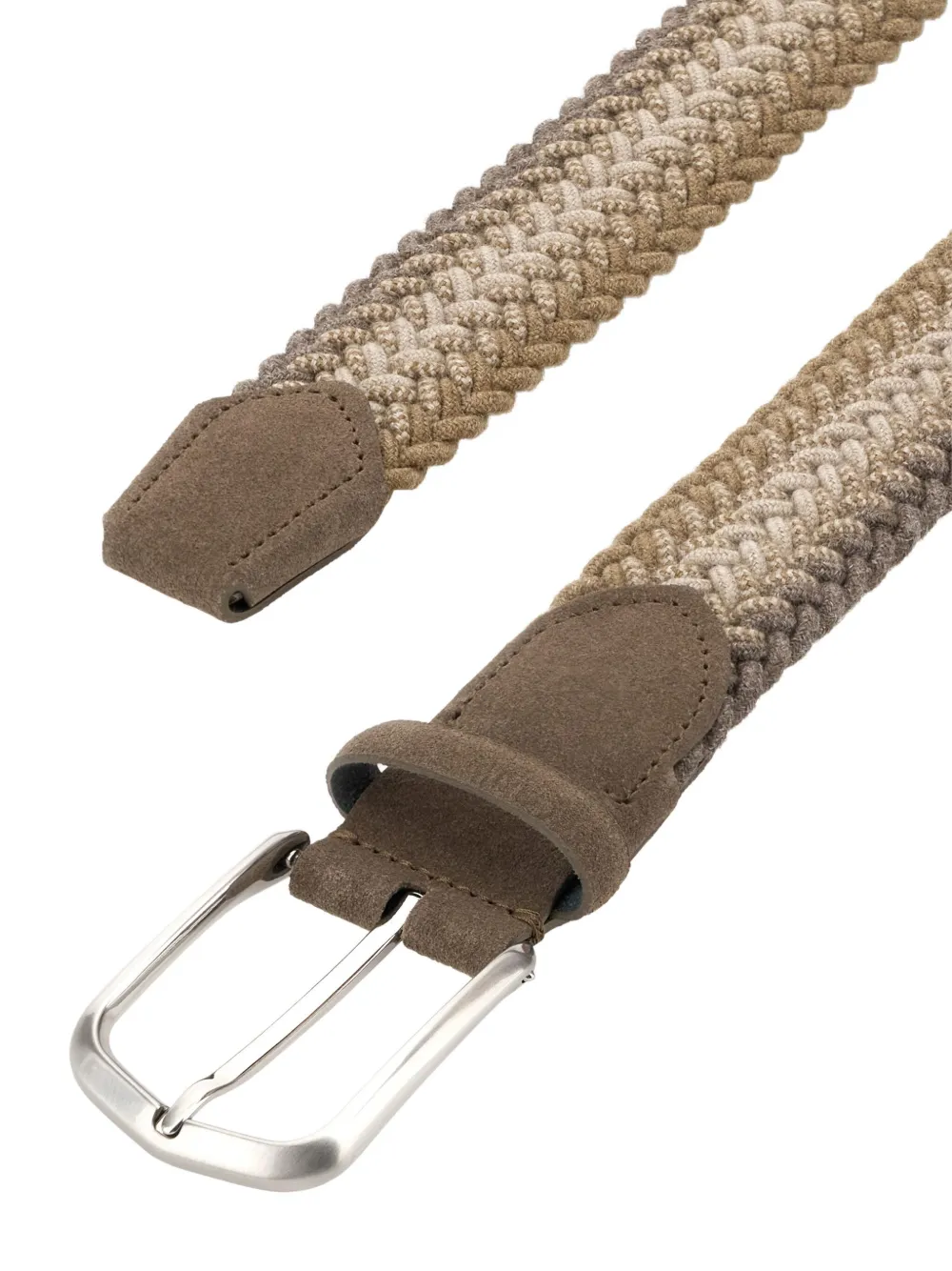 Boggi Milano Geweven elastische riem - Beige