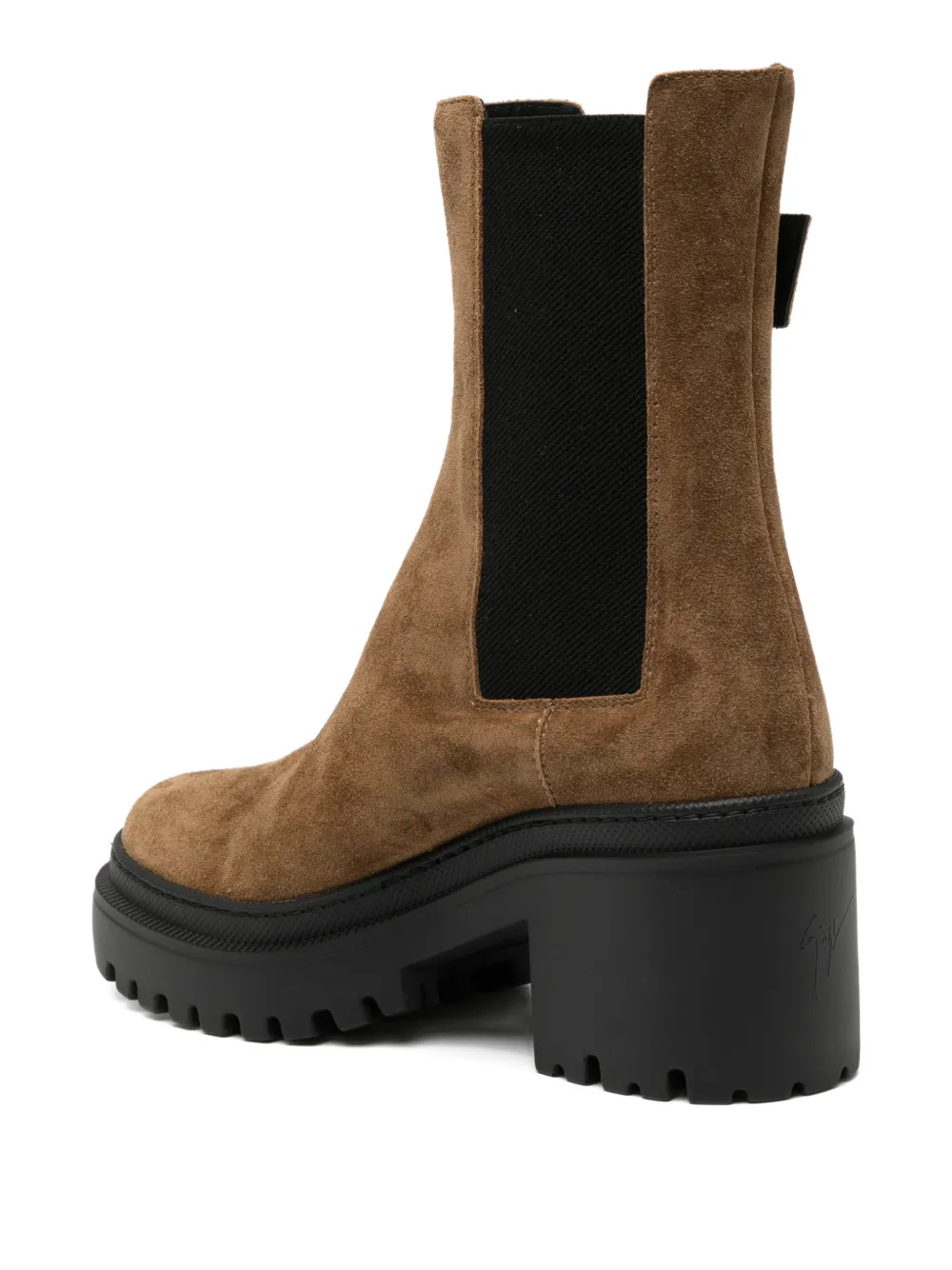 Giuseppe Zanotti 80mm suede Chelsea boots Bruin