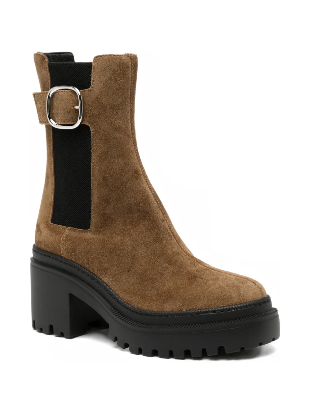 Giuseppe Zanotti 80mm suede Chelsea boots Bruin