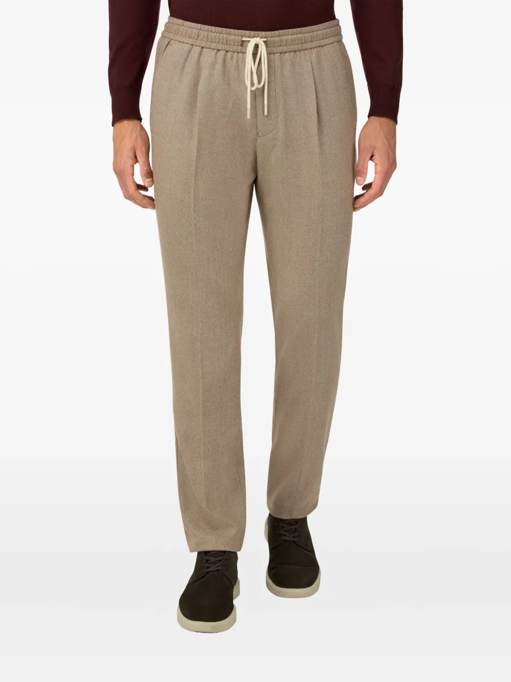 Boggi Milano City broek met trekkoord Beige