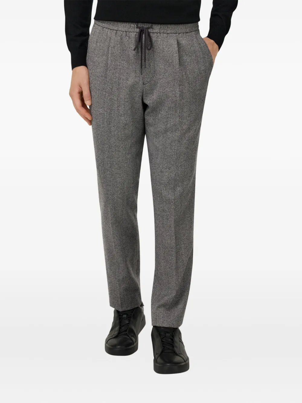 Boggi Milano City broek met trekkoord Grijs