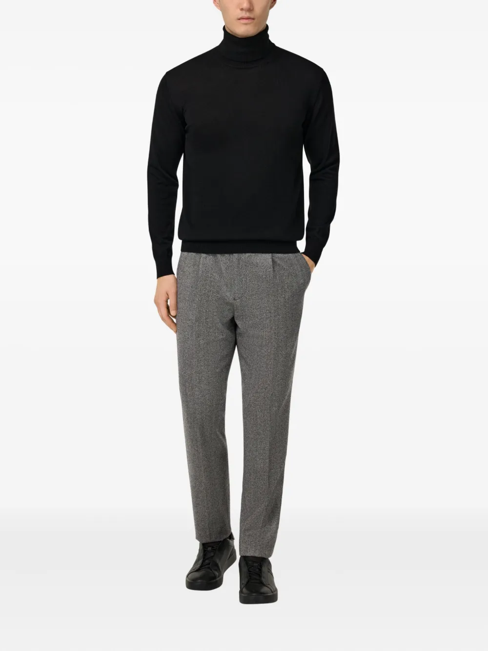 Boggi Milano City broek met trekkoord - Grijs