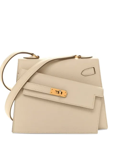 Hermès Pre-Owned bolsa de hombro Kelly En Desordre 20 Epsom mini 2024