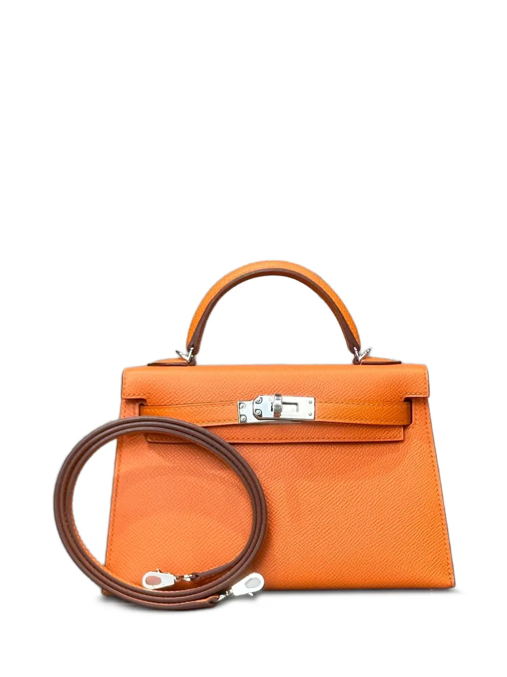 Hermès Pre-Owned 2024 ケリー セリエ 20 エプソン ハンドバッグ ミニ