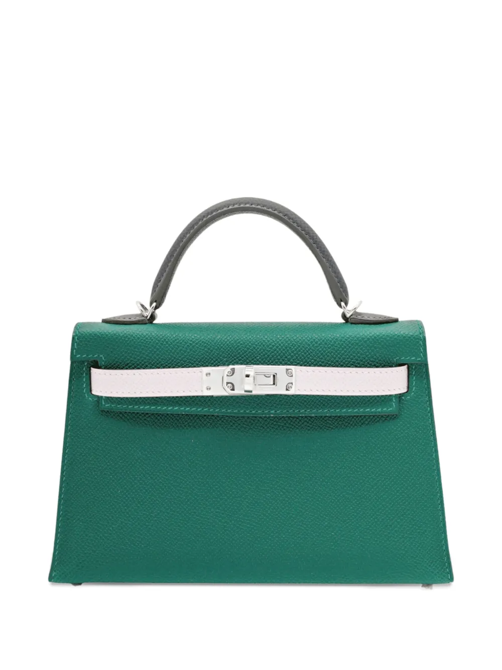 Hermès Pre-Owned 2024 mini Kelly 20 tricolore tote bag | Green | Image 1