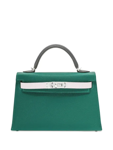 Hermès Pre-Owned 2024 mini Kelly 20 tricolore tote bag 