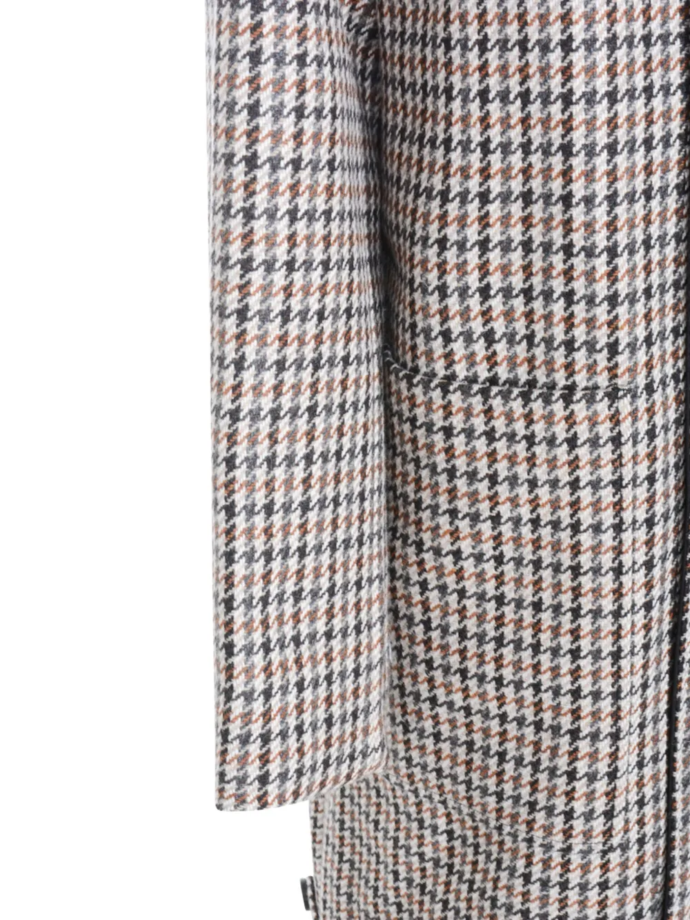 Mackage Houndstooth-pattern Coat In Brown
