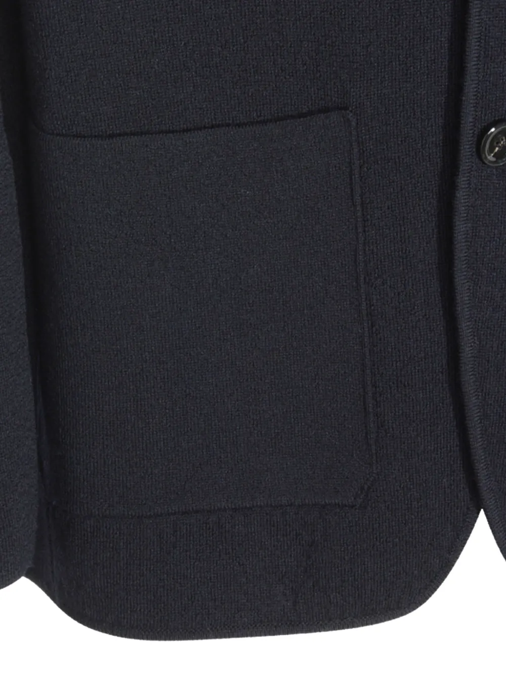 Lardini Vest van scheerwol Zwart