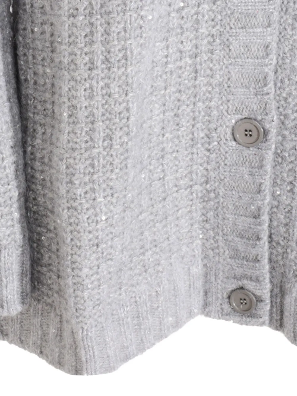 Fabiana Filippi Button-up vest Grijs