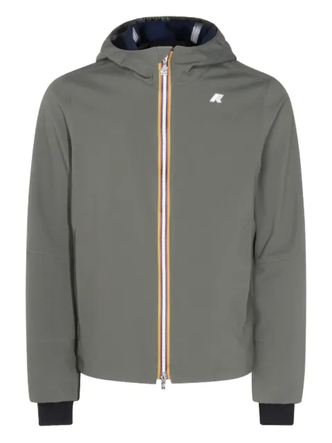 K-Way hooded zip-up jacket