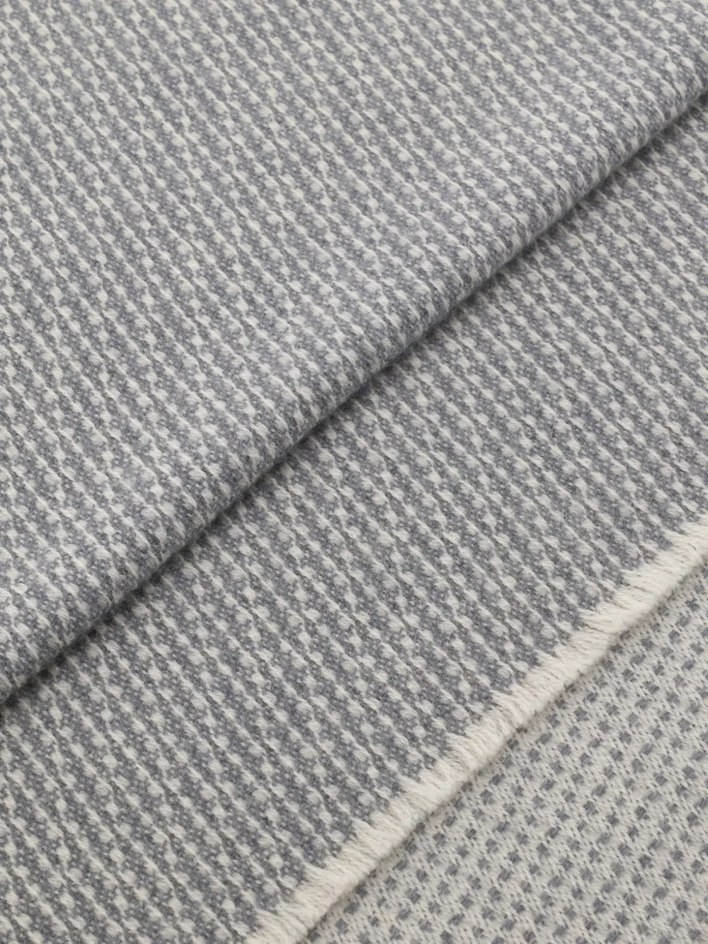 Boggi Milano Sjaal met jacquard - Grijs