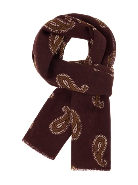 Boggi Milano paisley-print scarf