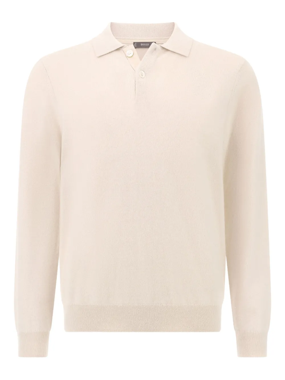 Boggi Milano playera tipo polo de cachemira | neutro | Image 1