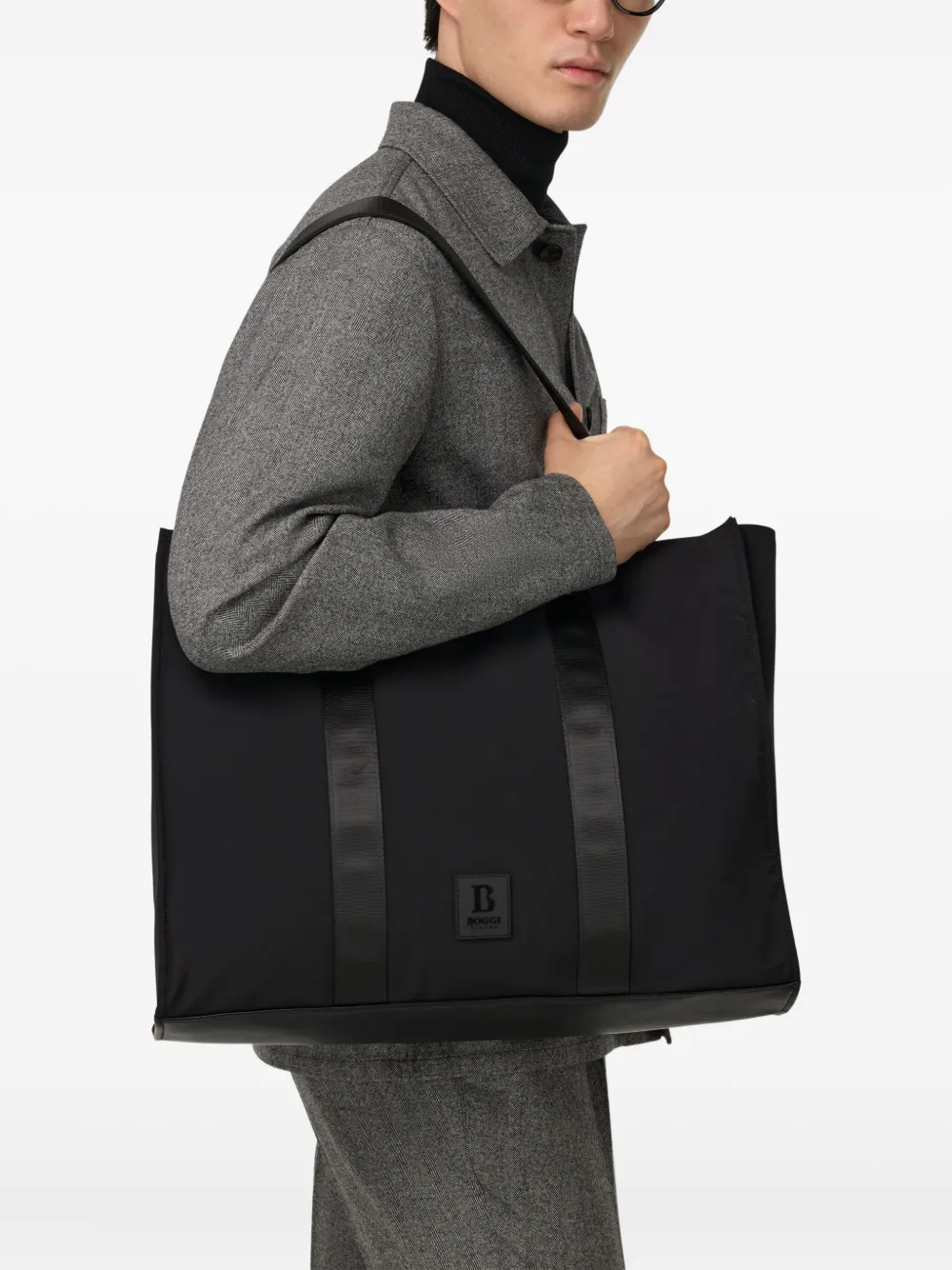 Boggi Milano sac à main à patch logo | Image 2