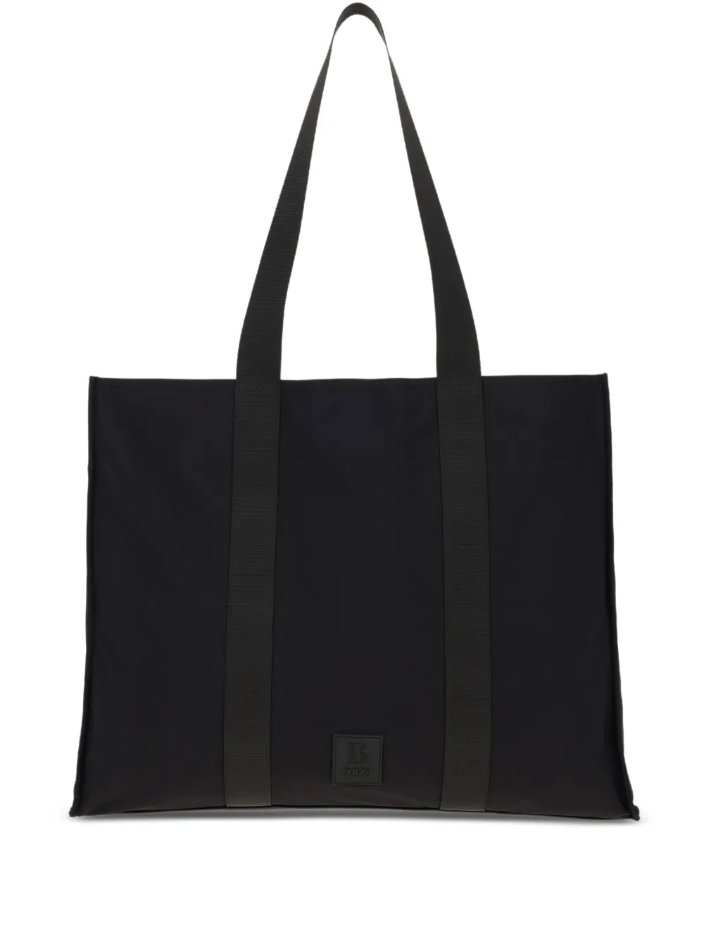 Boggi Milano sac à main à patch logo | noir | Image 1