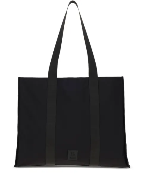 Boggi Milano logo-patch tote bag