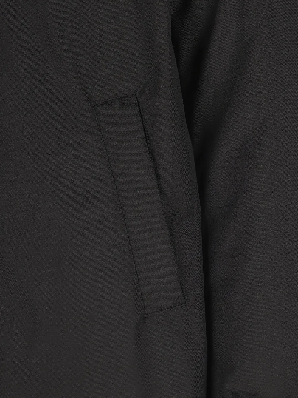 Herno Puffer Jacket With Knutted Collar In Black