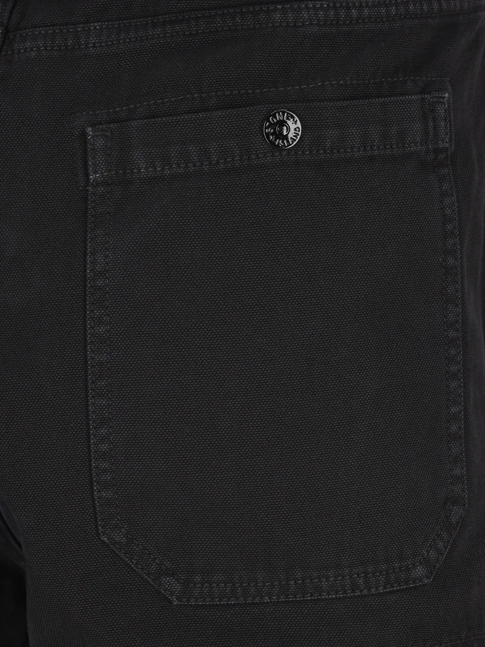 Stone Island Broek met logopatch Blauw