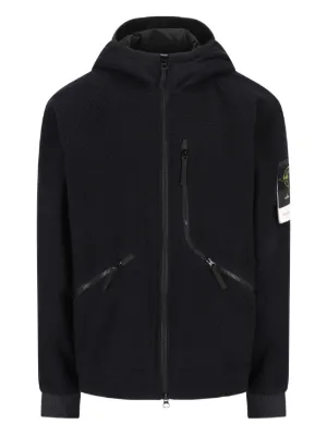 Moncler フーデッド ジャケット | ブラック | FARFETCH JP