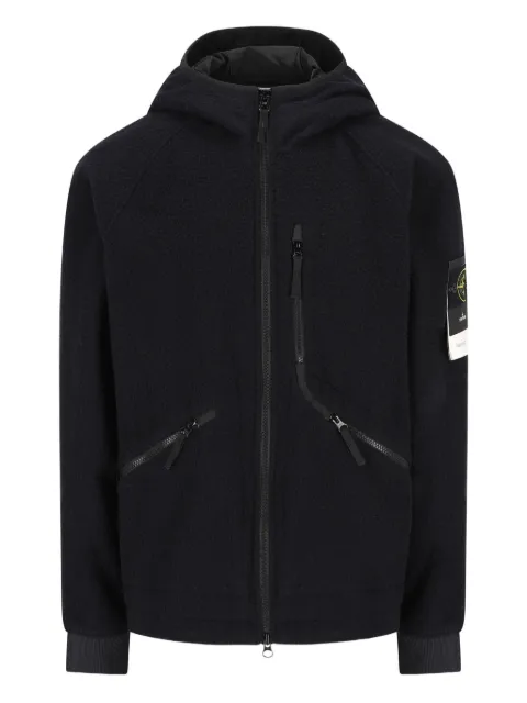 Stone Island hooded zip-up jacket