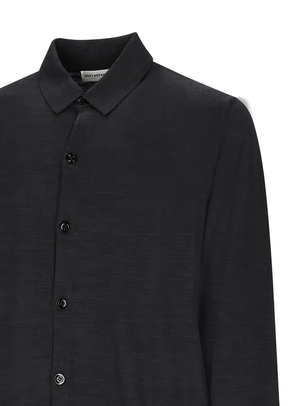 Goes Botanical Buttoned Shirt In Black