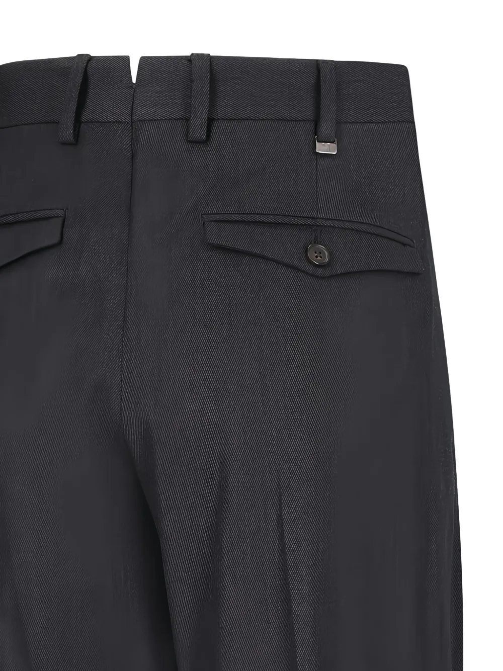 Pt Torino Rebel Twill Trousers In Gray