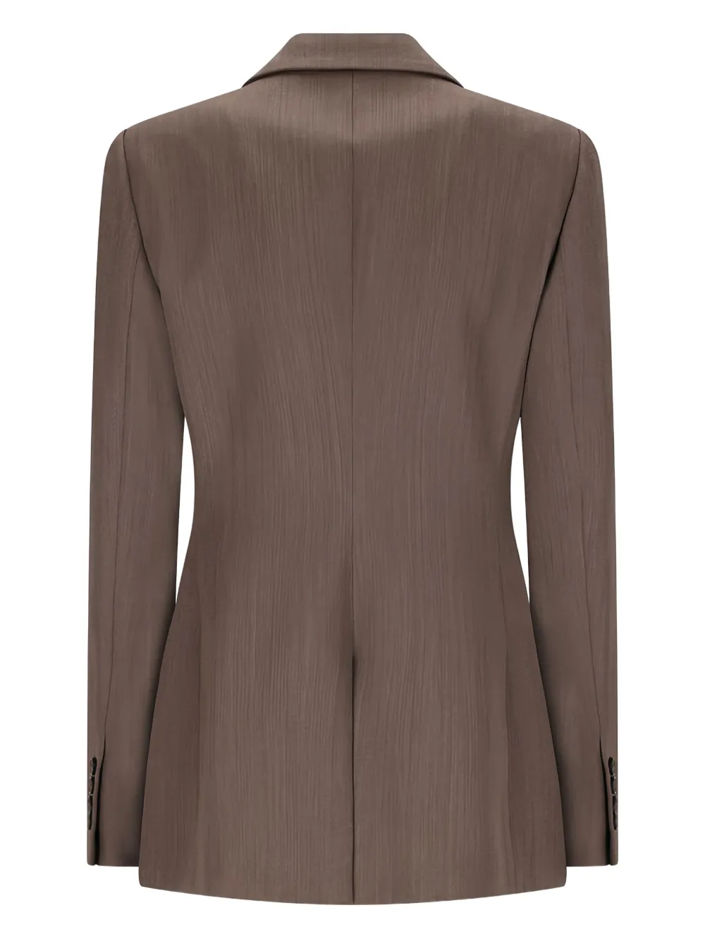 Pt Torino Double-breasted Wool Blazer In Brown