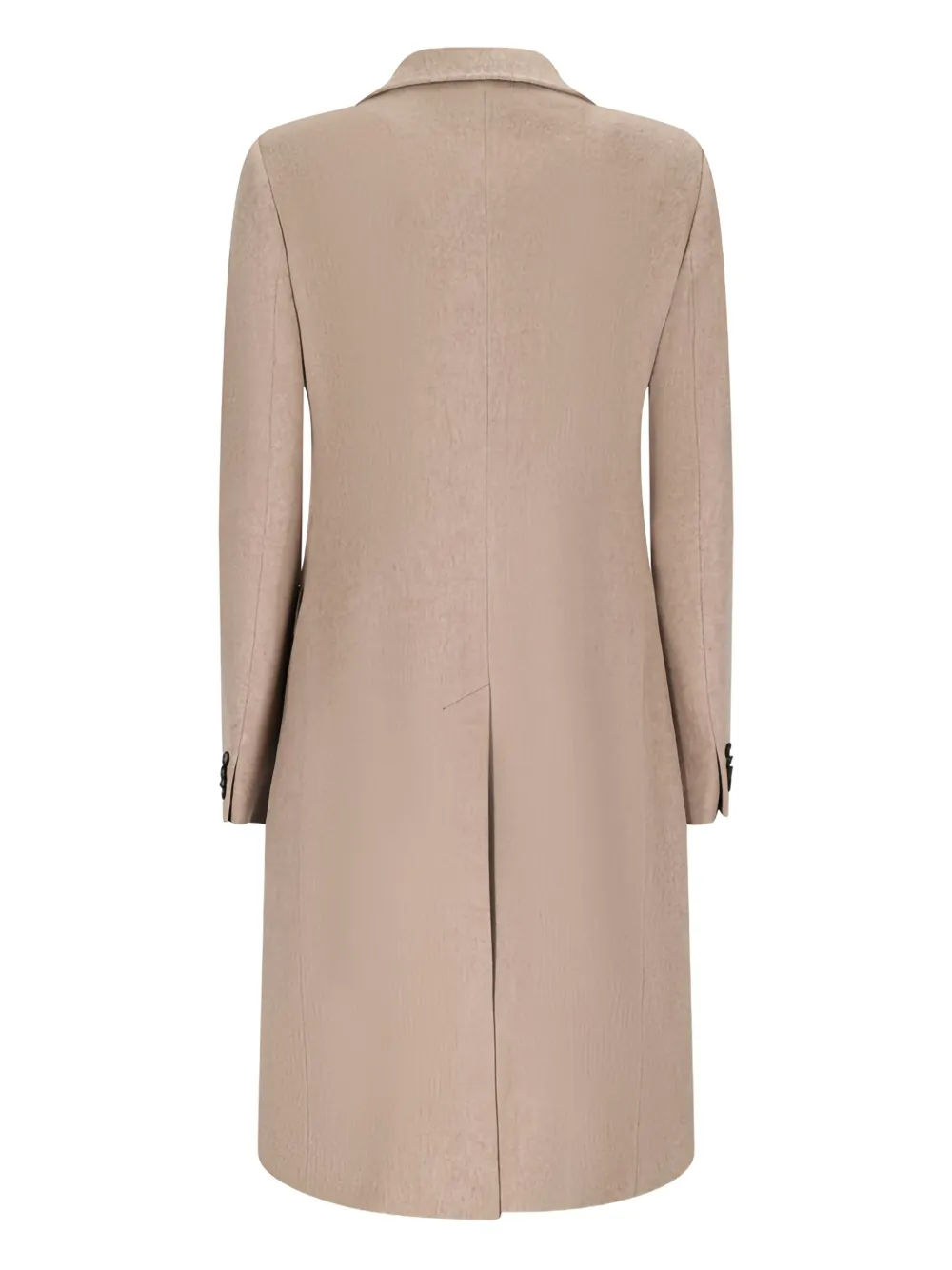 Tagliatore Buttoned Coat In Brown