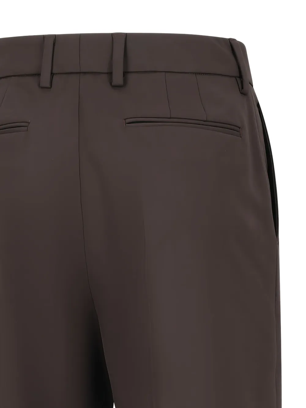 Pt Torino Amber Tailored Trousers In Brown