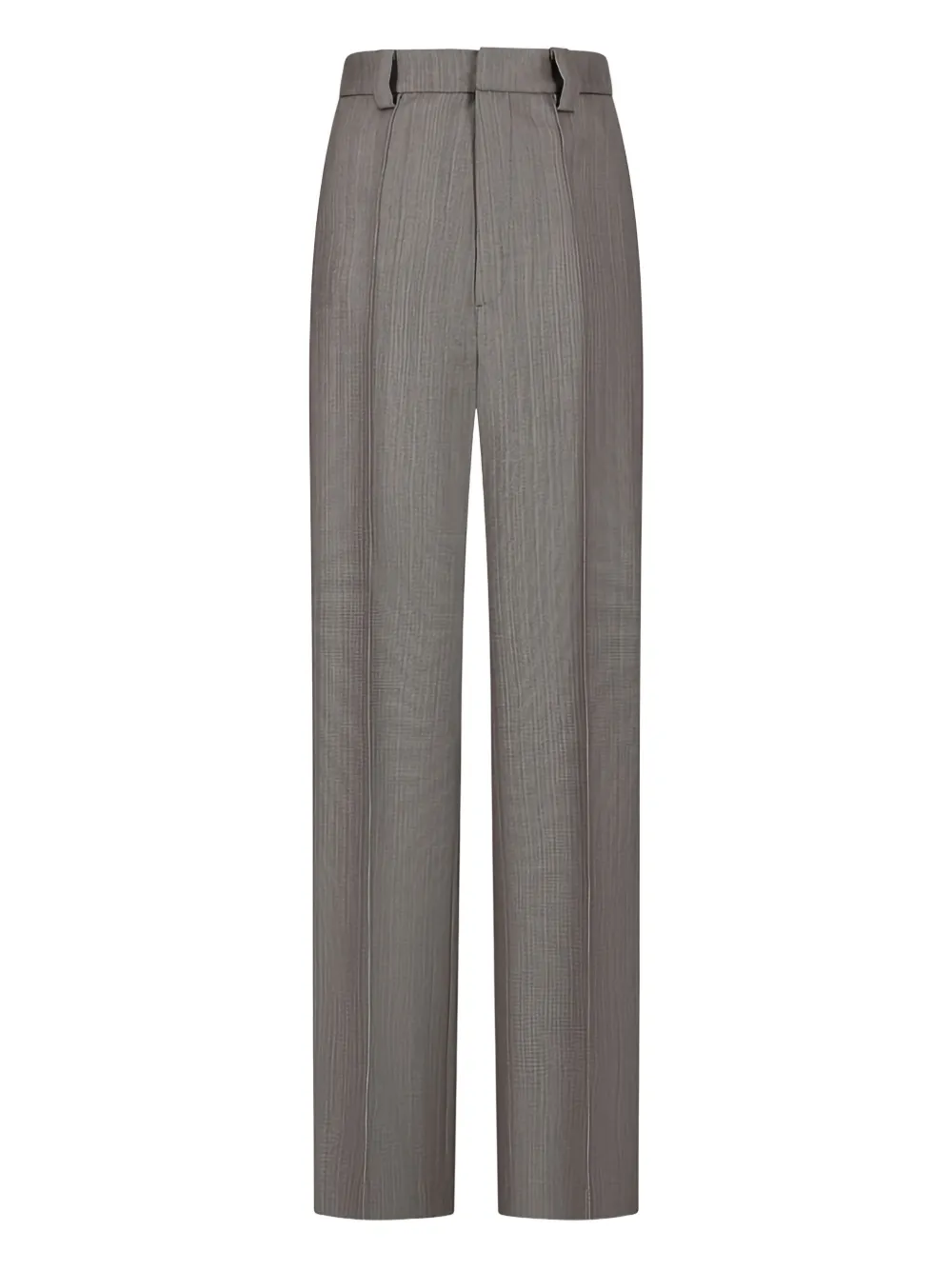 Pt Torino Katharine Button Trousers In Gray