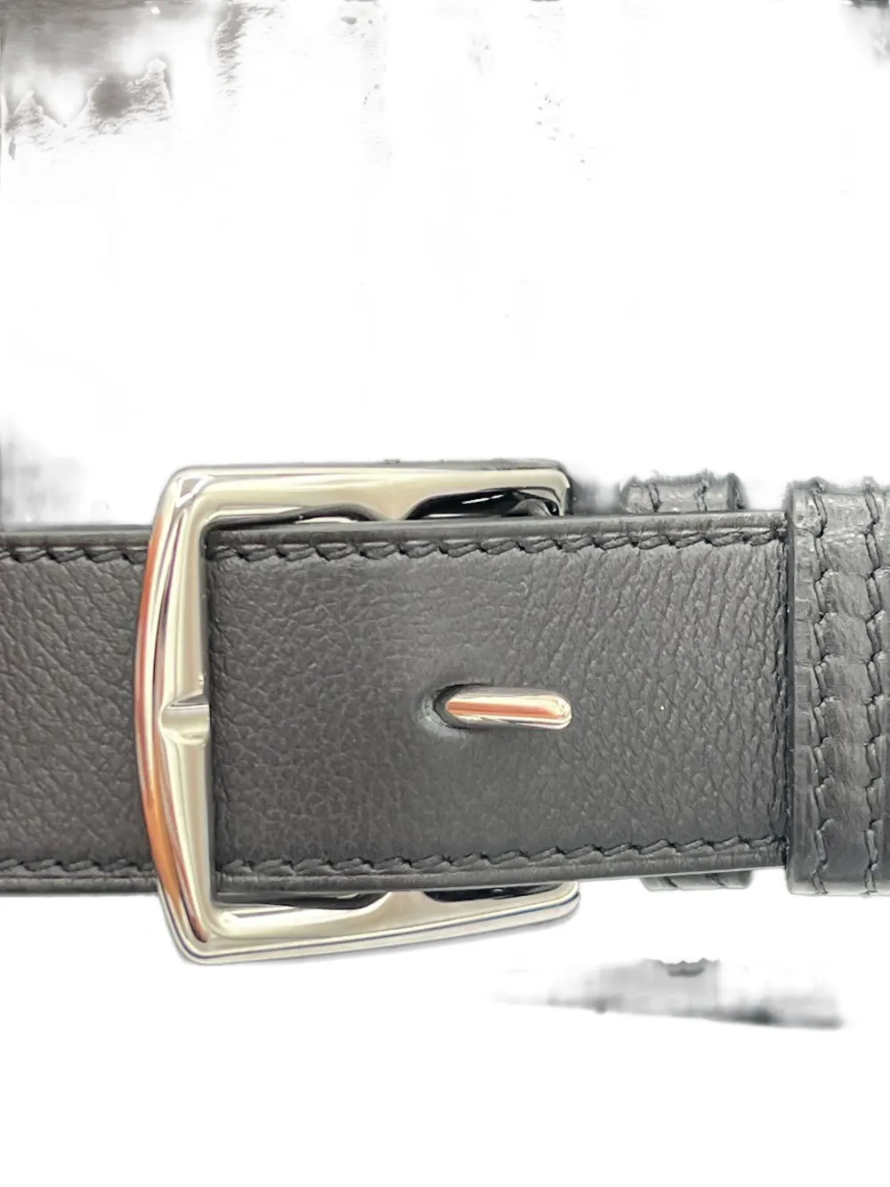Pre-owned Hermes Kelly Messenger Bag In Black