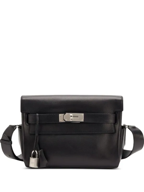 HERMES 黒のキャンバスメッセンジャーバッグ ワンランク格上げ♪】HERMES ボリード メッセンジャーバッグ (HERMES