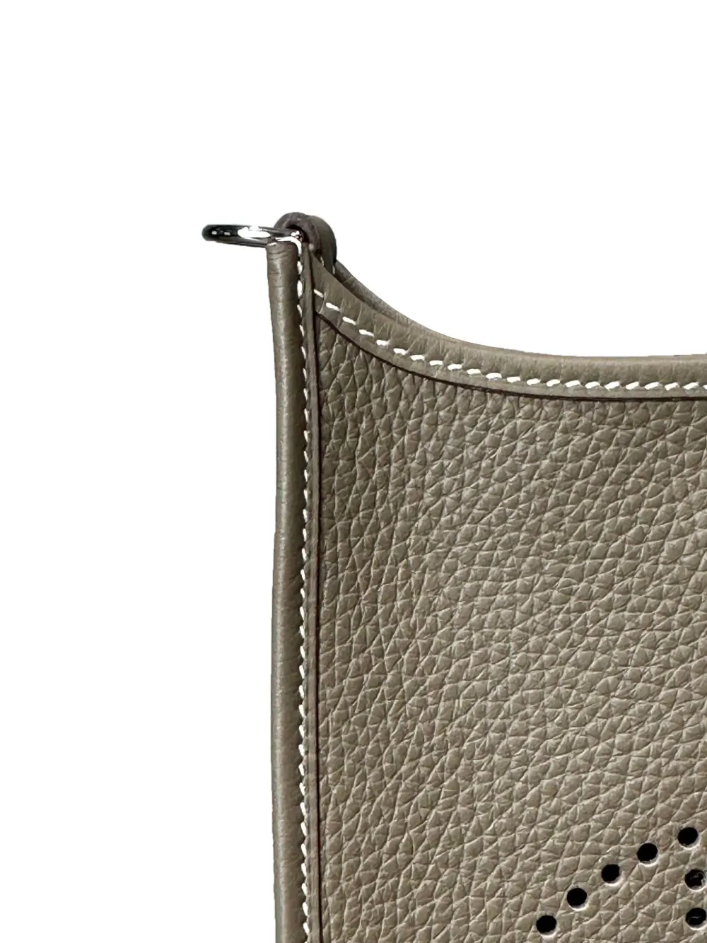 Pre-owned Hermes Evelyne 16 Cross Body Bag In Gray