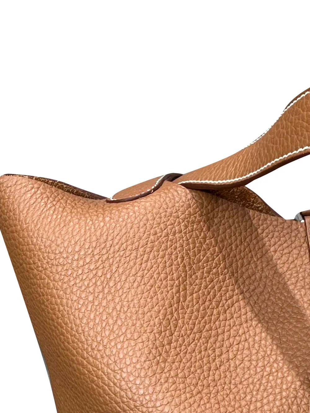 Pre-owned Hermes 2025 Lock 22 Tote Bag In Neutral