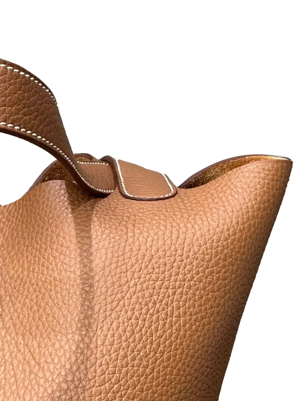 Pre-owned Hermes 2025 Lock 22 Tote Bag In Neutral