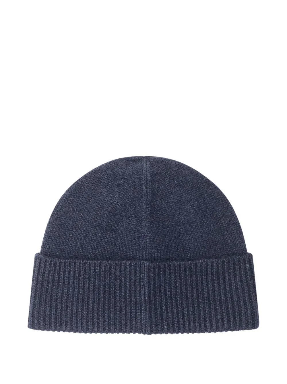 BOSS ribbed beanie hat - Blauw