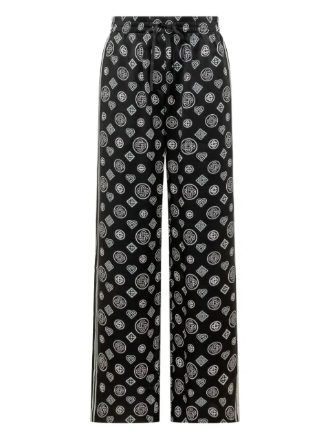 Casablanca pantalones con rayas estampadas