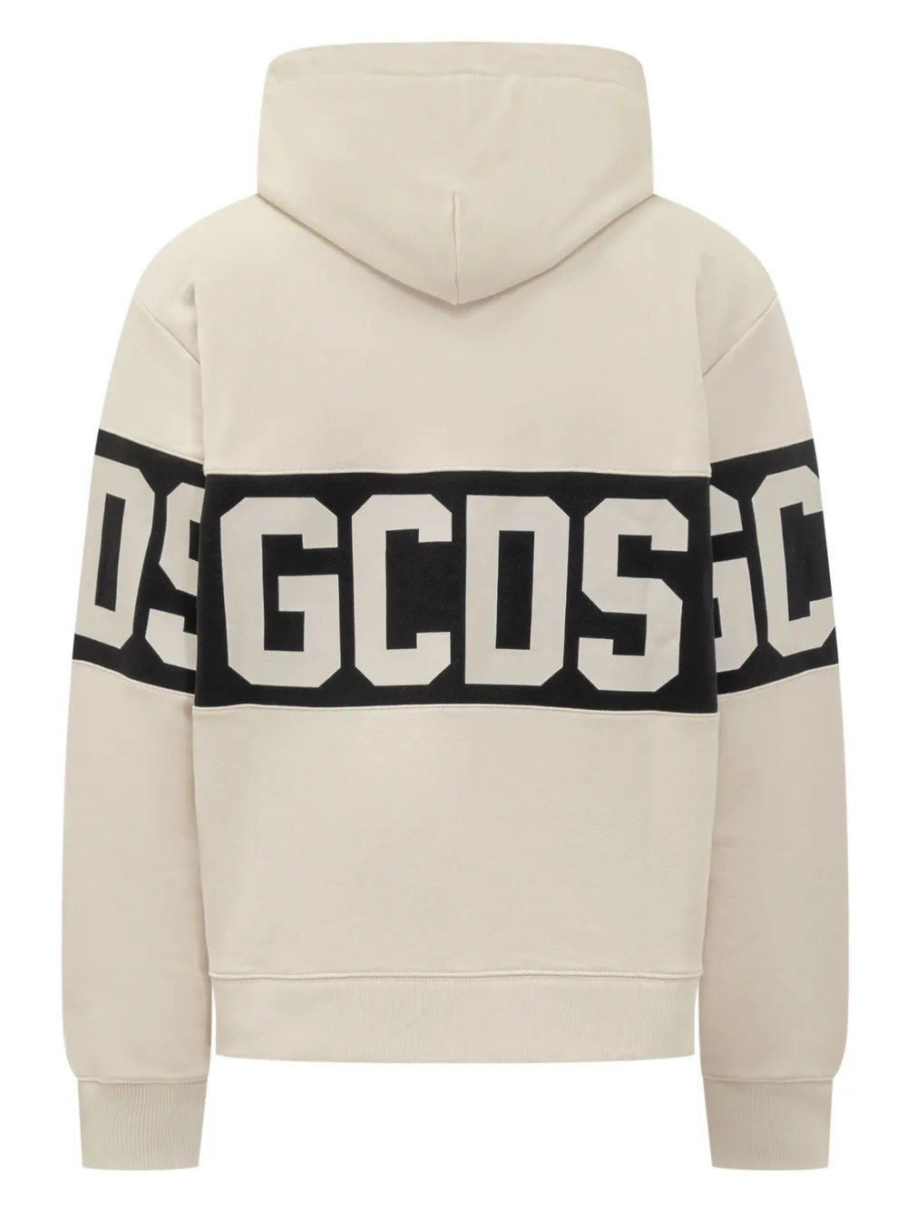 GCDS Hoodie met logo Beige