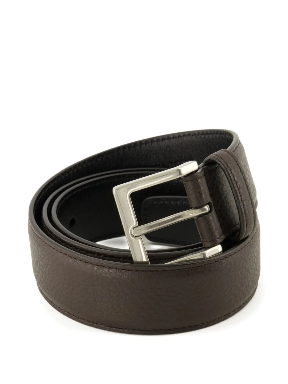 Saint Laurent Riem met vierkante gesp Bruin