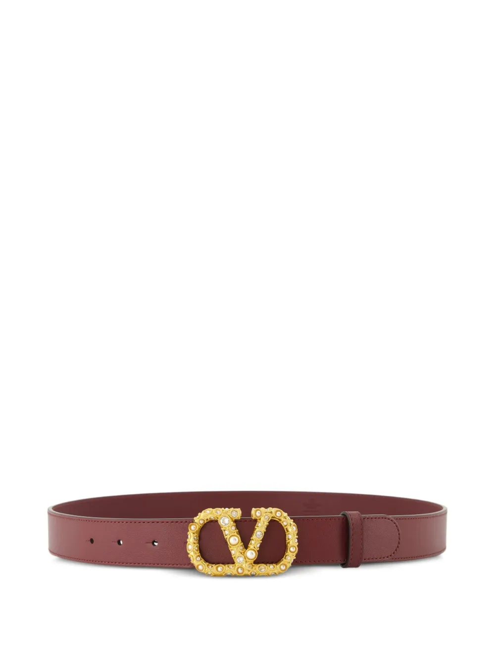 Valentino Garavani VLogo crystal belt | Red | Image 1