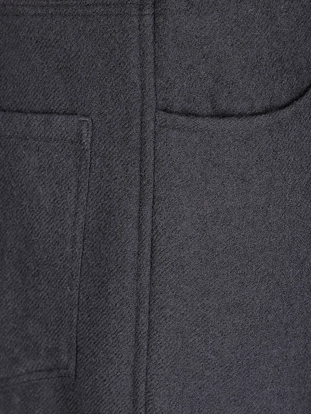 Yohji Yamamoto Wollen broek Zwart