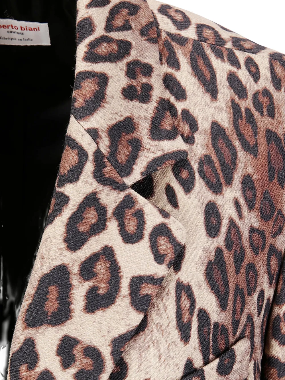 Alberto Biani Leopard-print Blazer In Animal Print