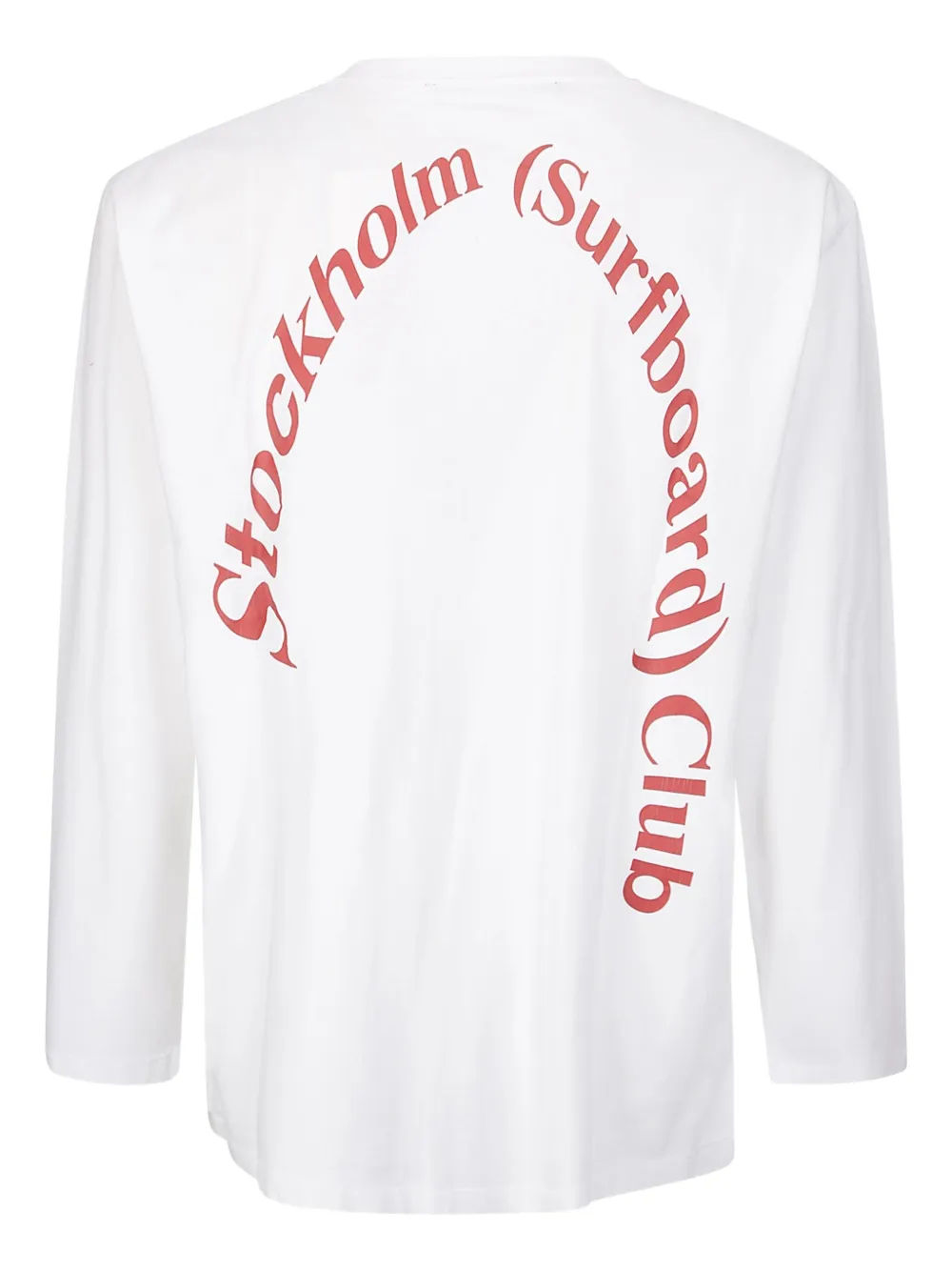 Stockholm Surfboard Club T-shirt met lange mouwen Wit