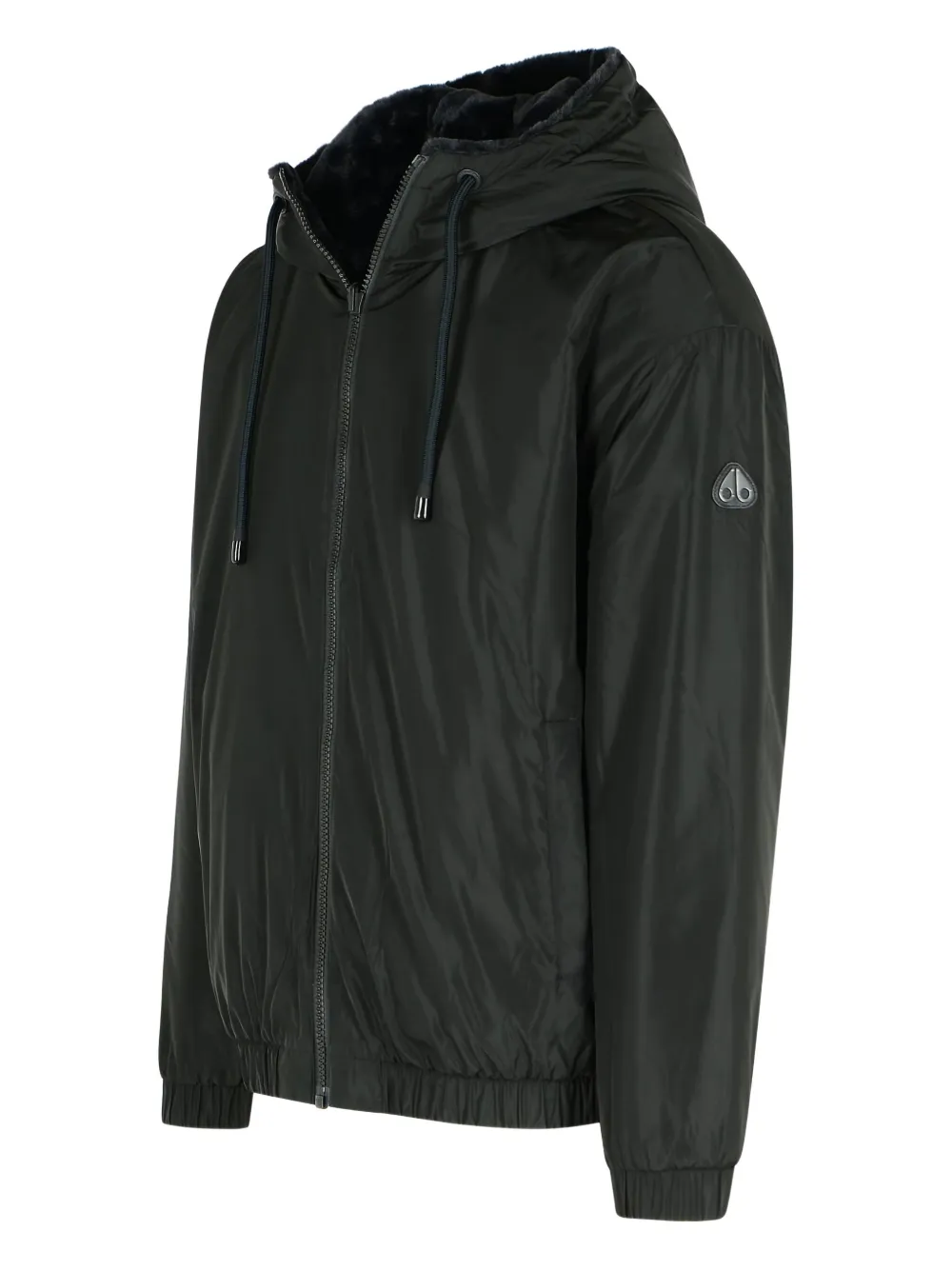 Moose Knuckles Border Bunny omkeerbare hoodie Zwart