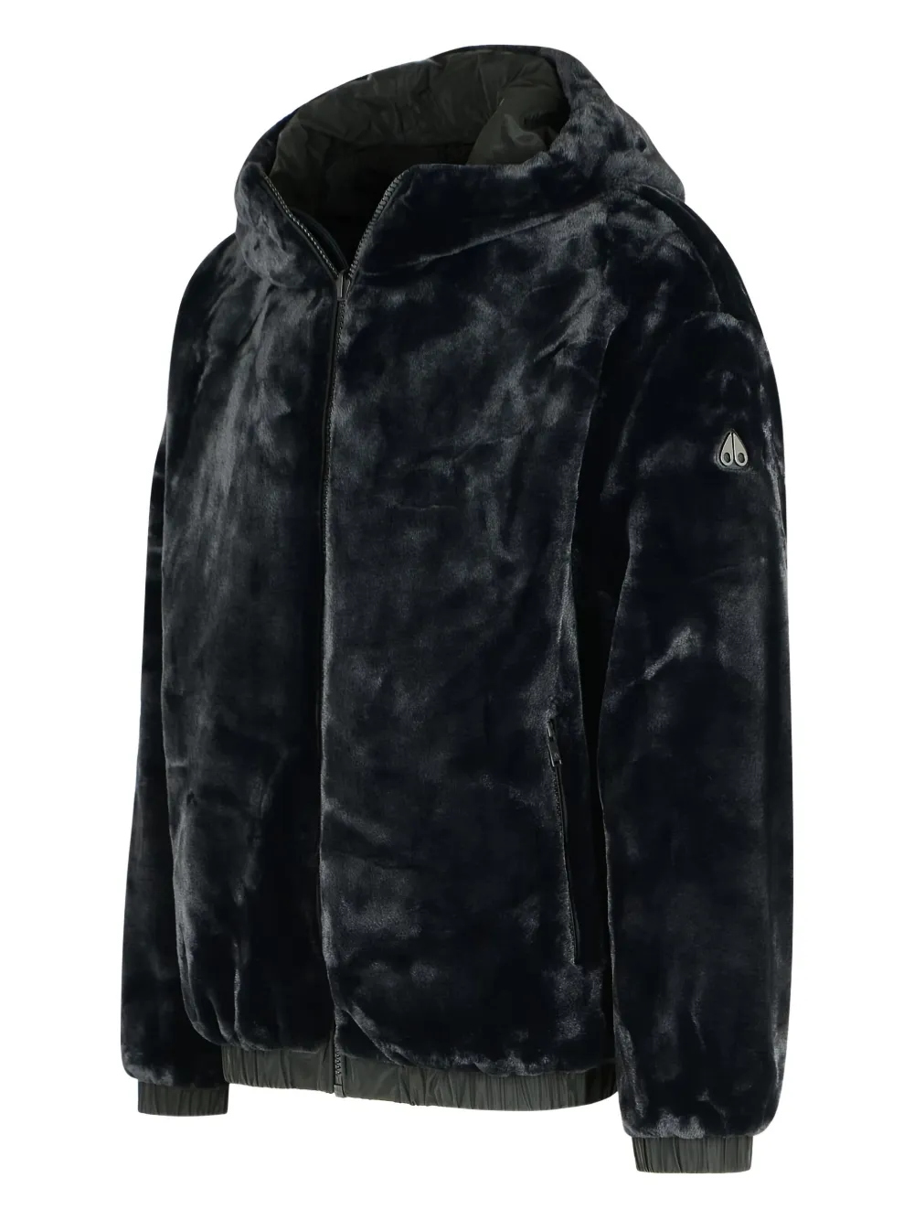 Moose Knuckles Border Bunny omkeerbare hoodie Zwart