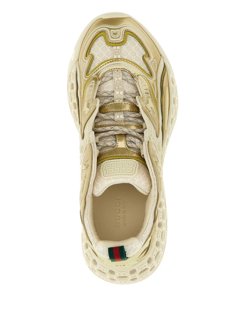 Gucci Cub3d Platform Sneakers In Neutral