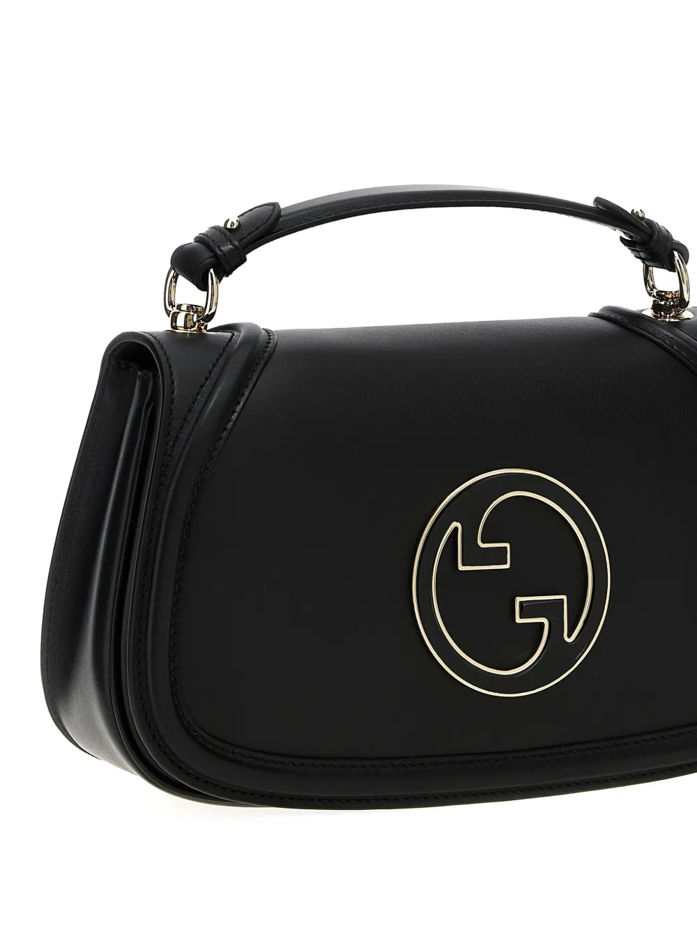 Gucci Medium Blondie Leather Crossbody Bag In Black